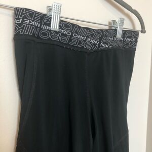 Nike Pro Dri-FIT Black Women's Gym Sports Running Leggings 8